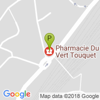 carte de la Pharmacie du Vert Touquet
