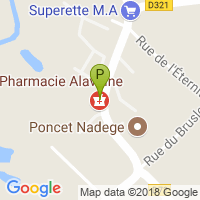 carte de la Pharmacie Alavoine