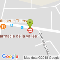 carte de la Pharmacie de la Vallee