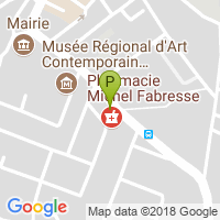 carte de la Pharmacie Fabresse