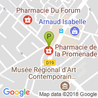 carte de la Pharmacie de la Promenade