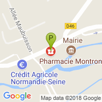 carte de la Pharmacie de Serquigny