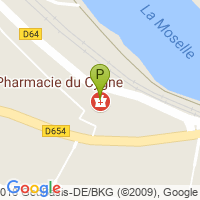 carte de la Pharmacie du Cygne