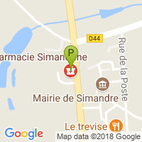 carte de la Pharmacie Simandrine