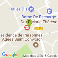 carte de la Pharmacie Drion