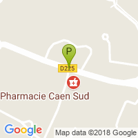 carte de la Pharmacie Caen Sud