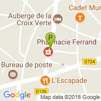 carte de la Pharmacie Ferrand