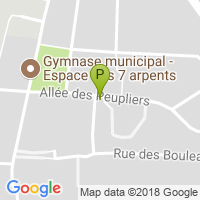 carte de la Pharmacie des Peupliers