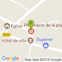 carte de la Pharmacie de la place