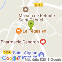 carte de la Pharmacie Gendron