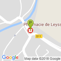 carte de la Pharmacie de Leysse