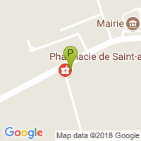 carte de la Pharmacie de Saint Ame