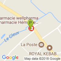 carte de la Pharmacie Heme de Lacotte