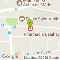 carte de la Pharmacie Delahaye