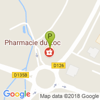 carte de la Pharmacie du Loc