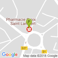 carte de la Pharmacie Saint Lambert