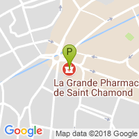 carte de la Pharmacie de Saint Chamond