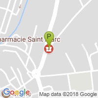 carte de la Pharmacie Saint Marc