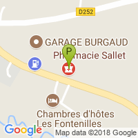 carte de la Pharmacie Sallet