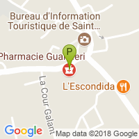 carte de la Pharmacie Guarnieri