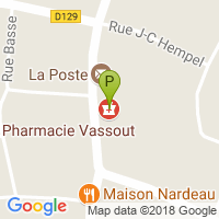 carte de la Pharmacie Vassout