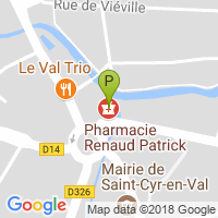 carte de la Pharmacie Renaud Patrick