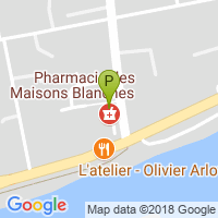 carte de la Pharmacie des Maisons Blanches