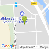 carte de la Pharmacie du Stade de France