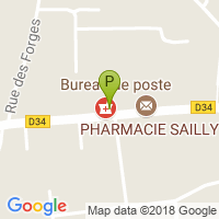 carte de la Pharmacie Sailly