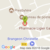 carte de la Pharmacie Ligier Gautier