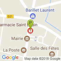 carte de la Pharmacie de Saint Epain