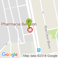 carte de la Pharmacie Bergson