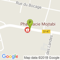 carte de la Pharmacie Mojtabi