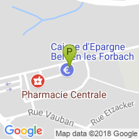carte de la Pharmacie Centrale