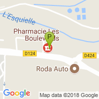 carte de la Pharmacie les Boulevards