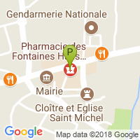 carte de la Pharmacie des Fontaines