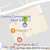 carte de la Pharmacie Ctre Cial de Saint Genis Laval