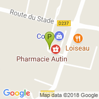 carte de la Pharmacie Autin