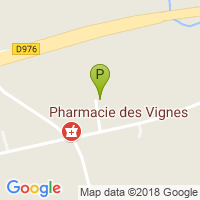 carte de la Pharmacie des Vignes