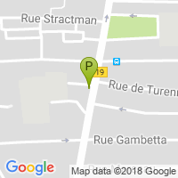 carte de la Pharmacie Notre Dame