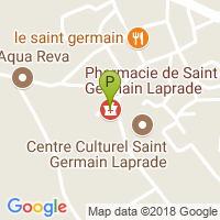 carte de la Pharmacie de Saint Germain Laprade