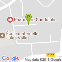 carte de la Pharmacie Gandolphe Gabison