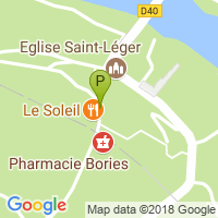 carte de la Pharmacie Olivier Bories