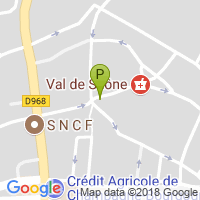 carte de la Pharmacie du Val de Saone