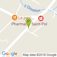 carte de la Pharmacie de Saint Jean le Vieux