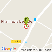 carte de la Pharmacie Lacoste