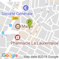 carte de la Pharmacie du Marche