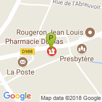 carte de la Pharmacie Dumas