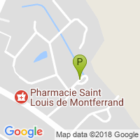 carte de la Pharmacie Saint Louis de Montferrand