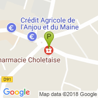 carte de la Pharmacie Choletaise